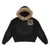 Sun Fade Boxy Detachable Fur Hoodie